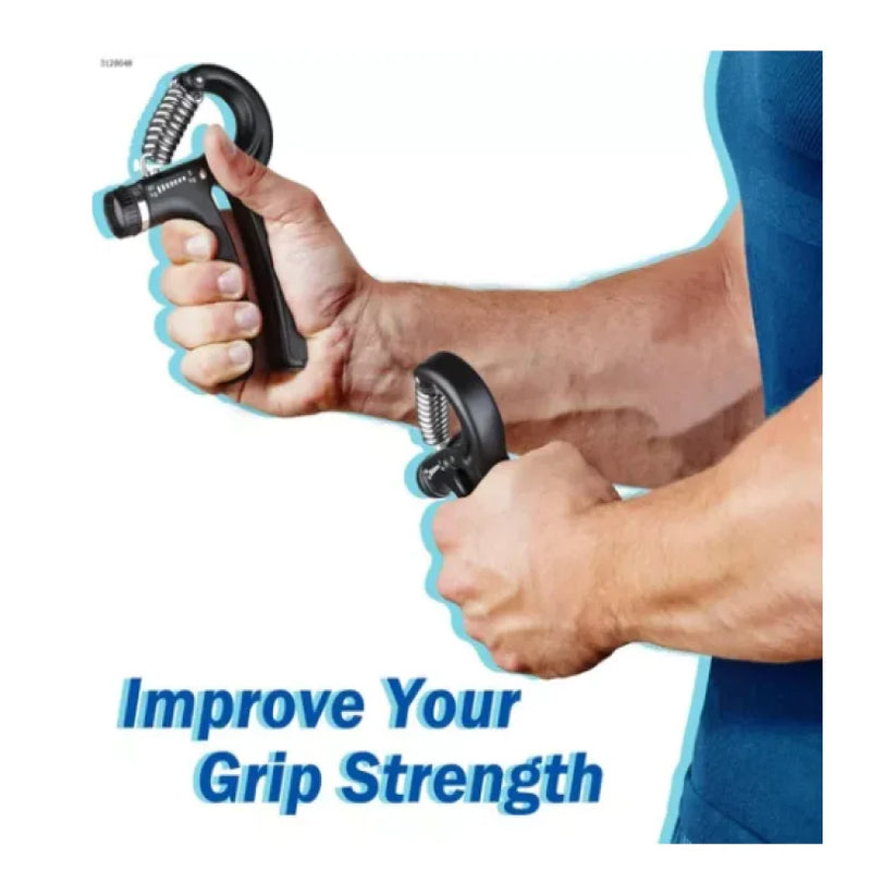 Hand Grip Ajustável 5kg a 60kg – Fortaleça Mãos, Dedos e Antebraços com Conforto