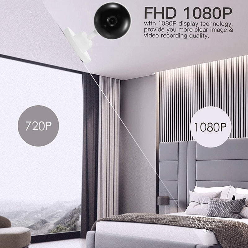 WIFI Smart Câmera Sem Fio com WIFI, 1080P e Áudio
